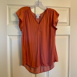 Orange Women's Top